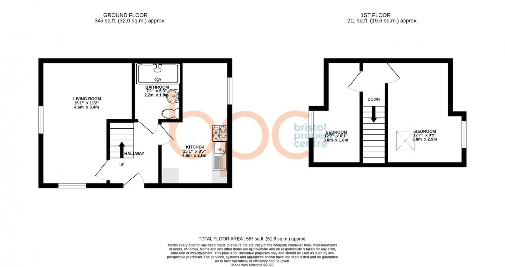 Floorplan for Anchor Road, Kingswood, BS15