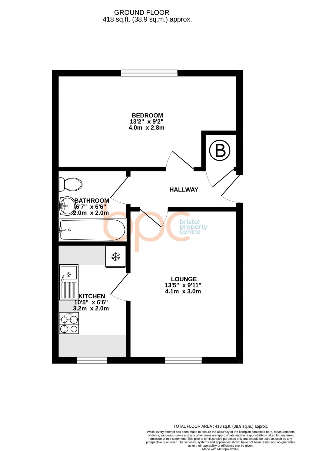 Floorplan for Ferry Street, Jessop Court Ferry Street, BS1