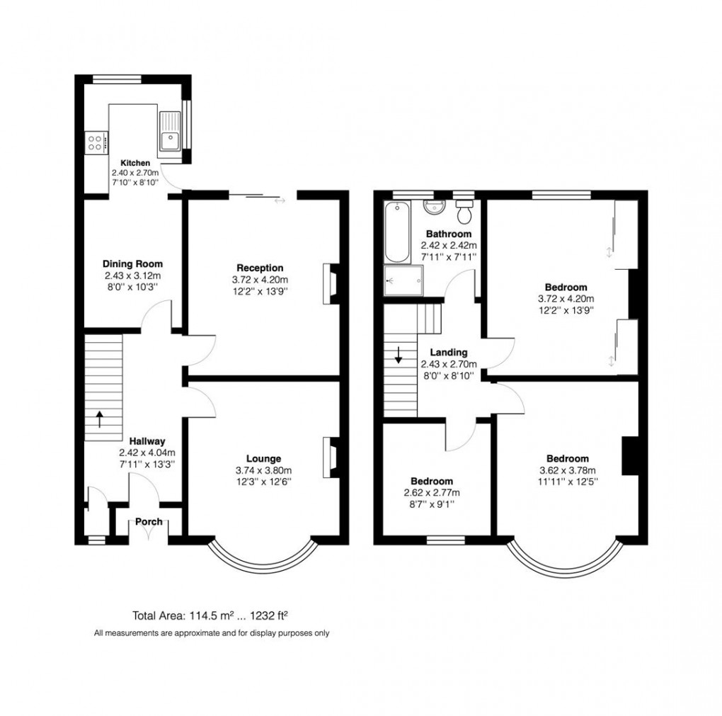 Floorplan for Marguerite Road, Uplands, BS13