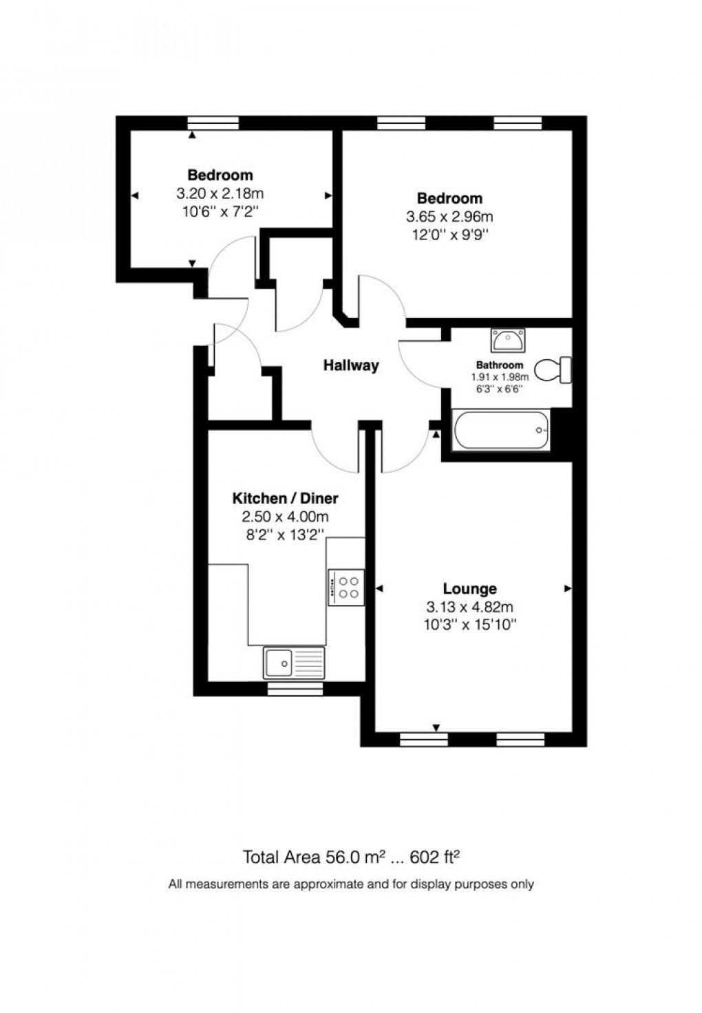 Floorplan for Hedgers Close, Ashton, BS3