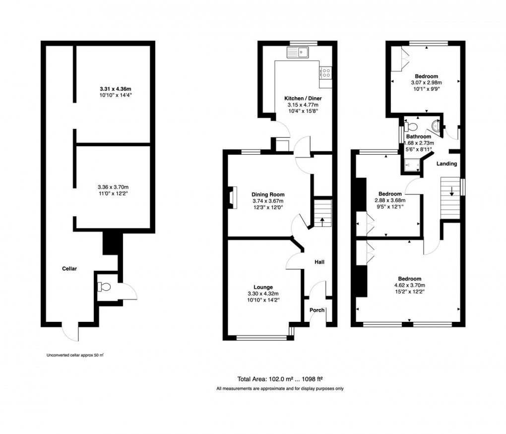 Floorplan for Keys Avenue, Horfield, BS7
