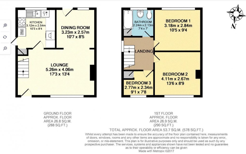 Floorplan for Kestrel Close, Chipping Sodbury, BS37