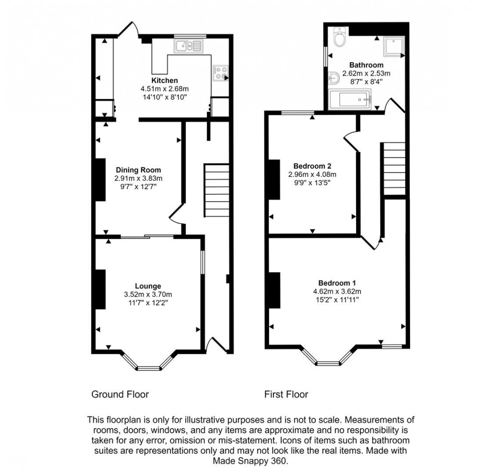 Floorplan for PC00458 Hayward Road, Barton Hill, BS5