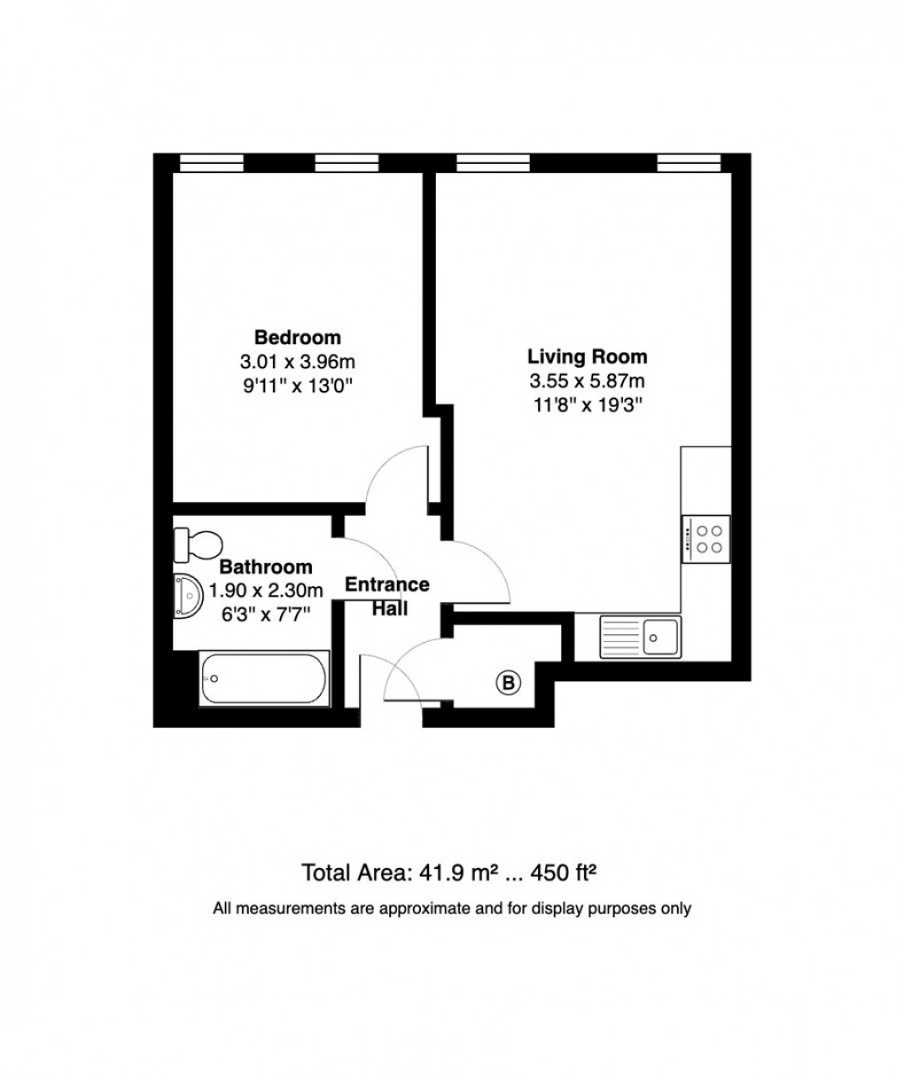 Floorplan for BPC01216 Trelawney House, Surrey Street, BS2