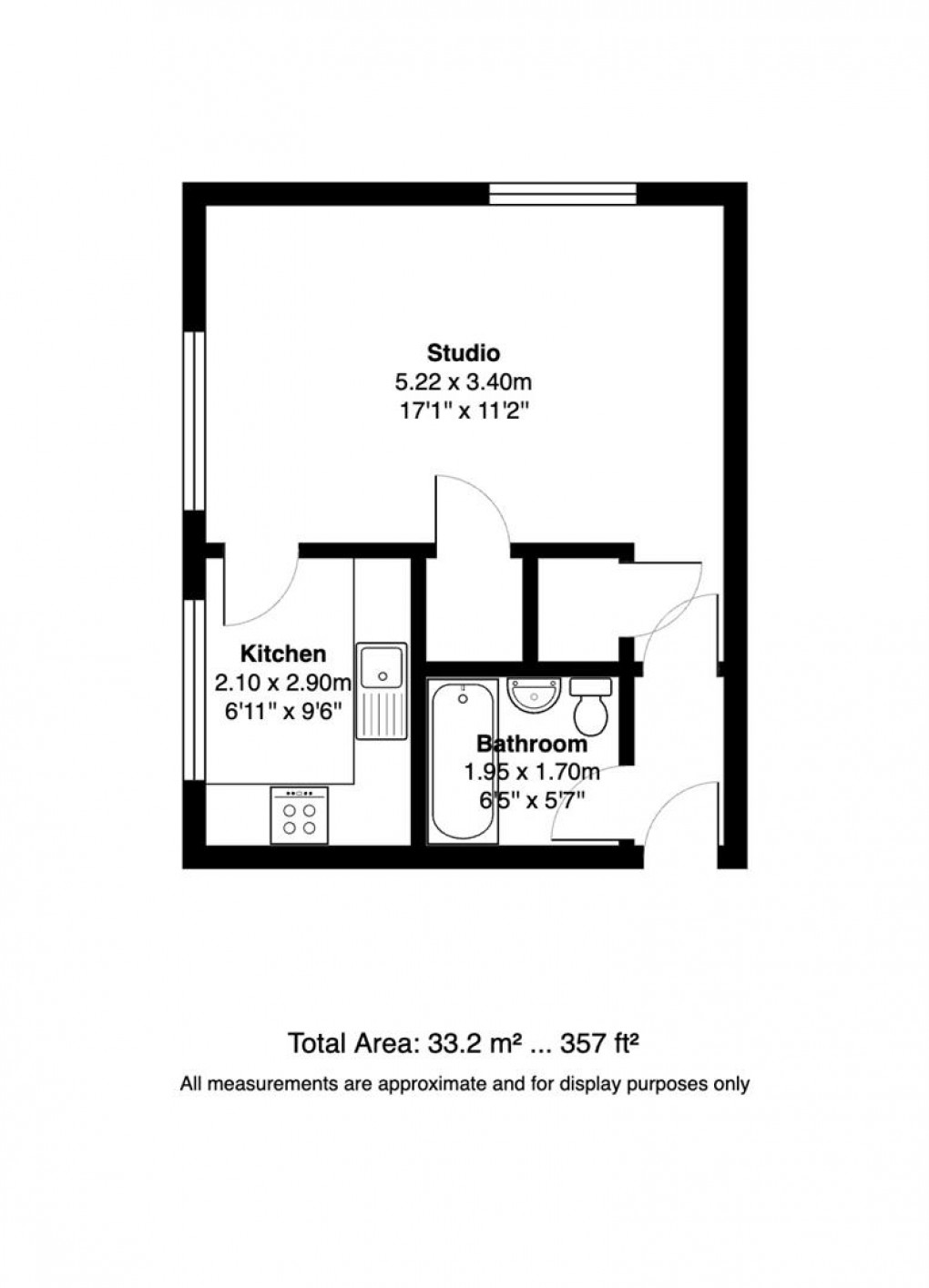 Floorplan for Montague Hill South, Bristol