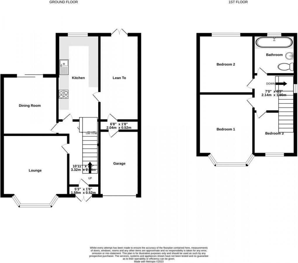 Floorplan for 18732403, Monks Park Avenue, Southmead, BS7