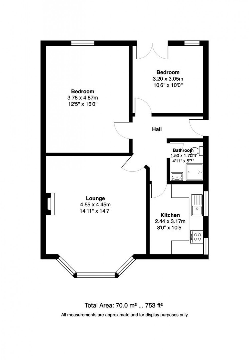 Floorplan for Chesterfield Road, St Andrews BS6