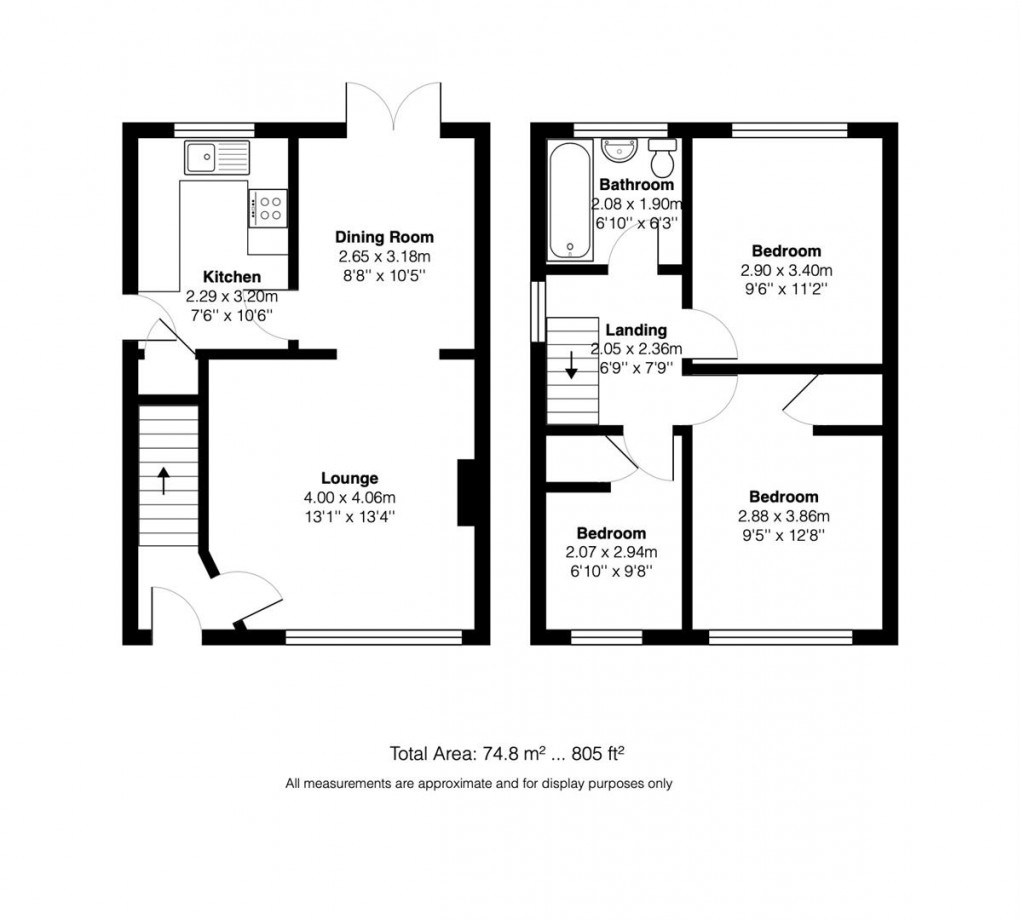 Floorplan for Malvern Drive, Warmley, BS30