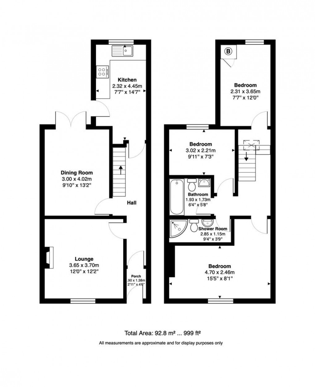 Floorplan for Milsom Street, Easton, BS5