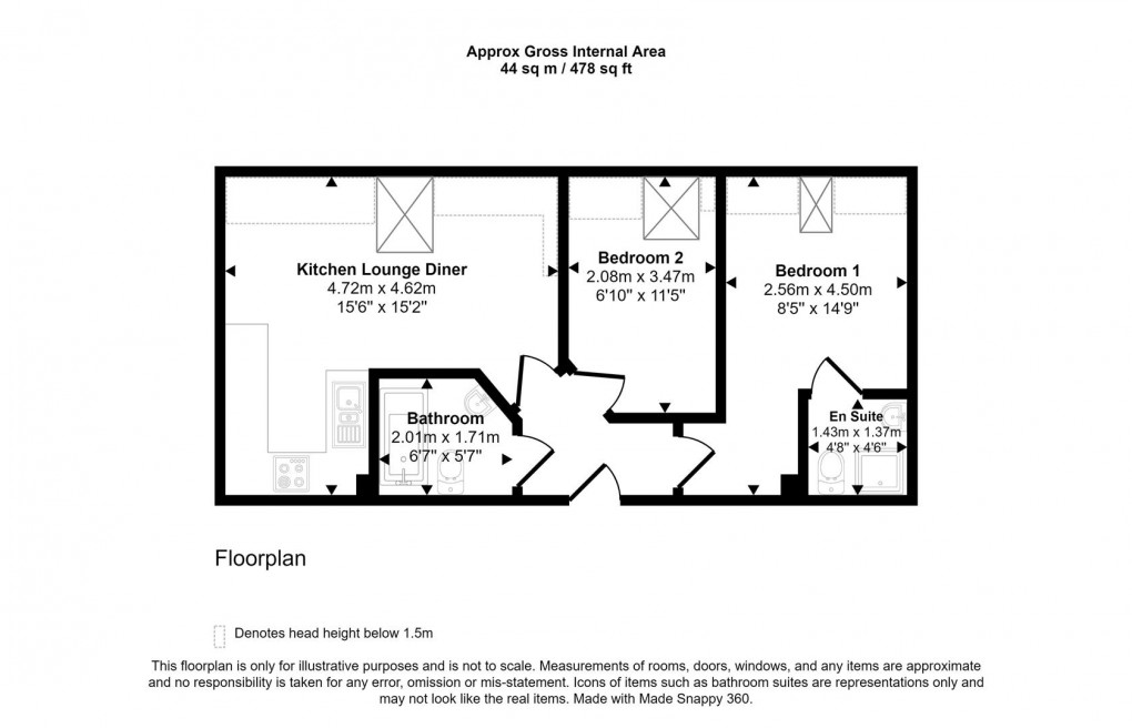 Floorplan for BPC02337 Hudds Vale Road, Bristol, BS5