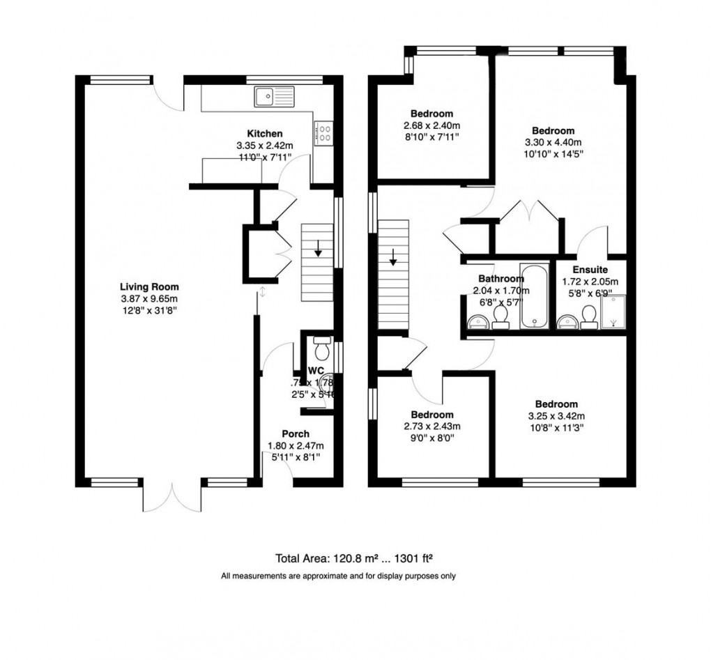 Floorplan for Avon Vale, Stoke Bishop, BS9