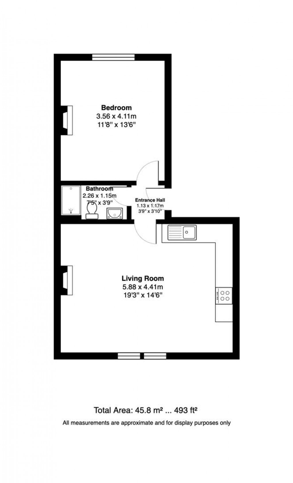 Floorplan for 18678685 Queens Road, Clifton