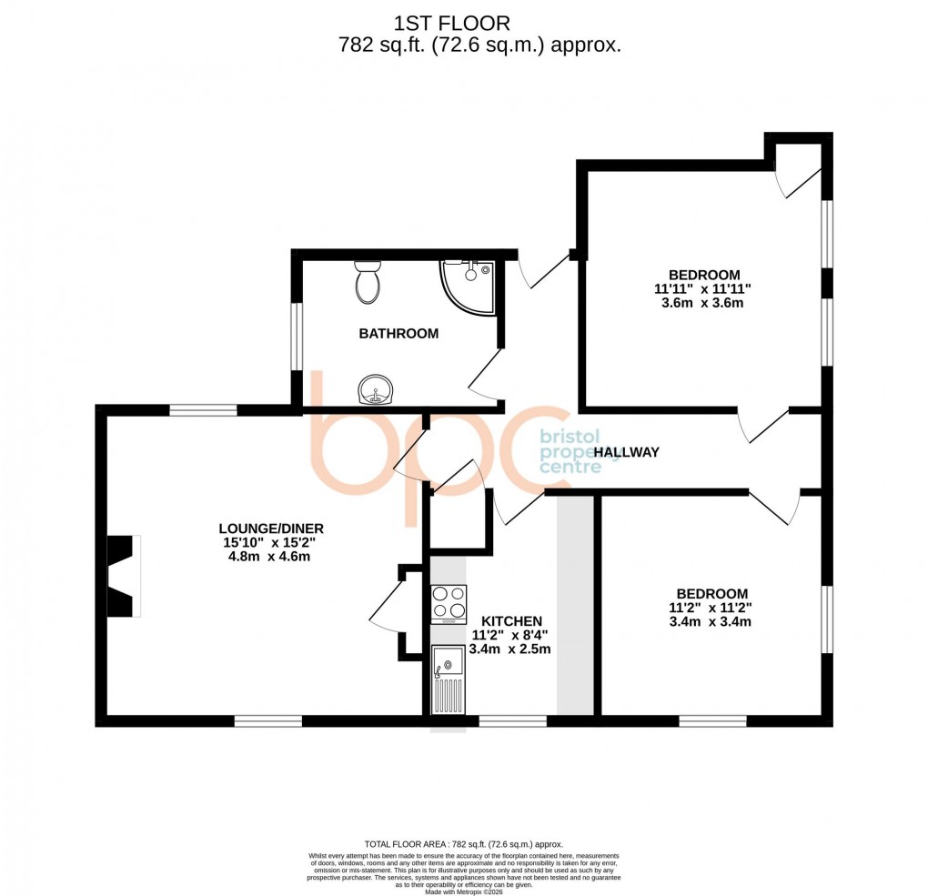 Floorplan for Shortwood Road, Pucklechurch, BS16 9PL