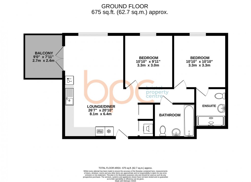 Floorplan for Runway Avenue, Patchway, BS34