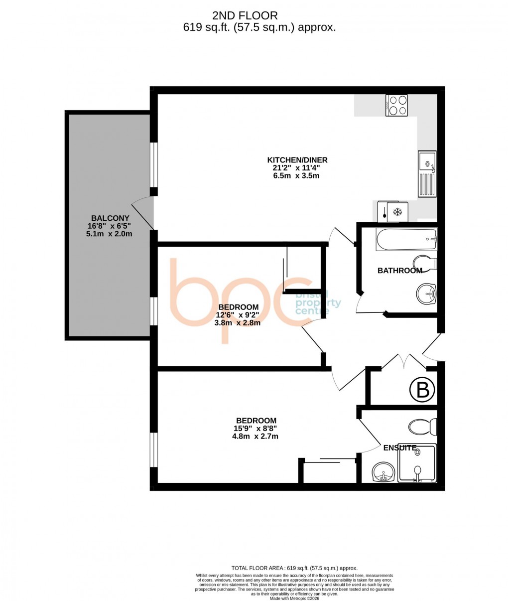 Floorplan for Paxton Drive, Bristol, BS3