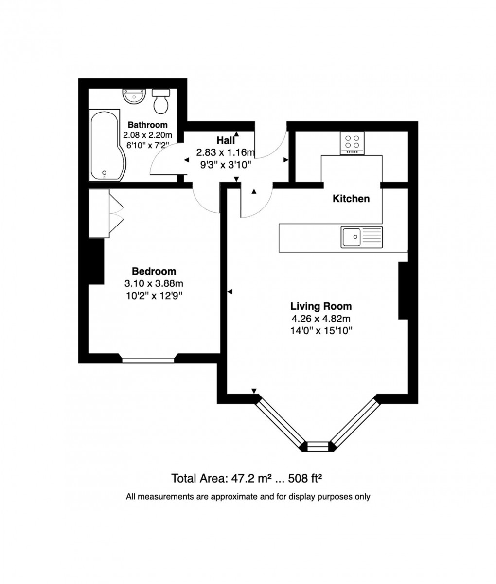 Floorplan for Archfield Road, Bristol, BS6