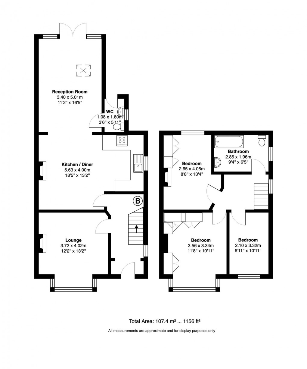 Floorplan for Northville Road, Bristol, BS7
