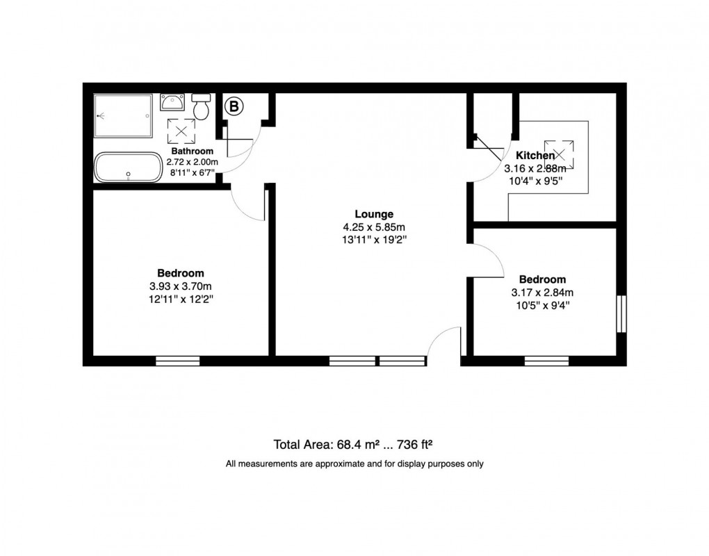 Floorplan for Malpass Drive, Hanham, BS15