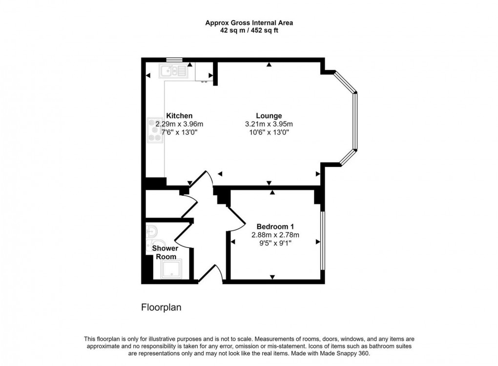 Floorplan for Air Balloon Road, The Air Balloon, BS5