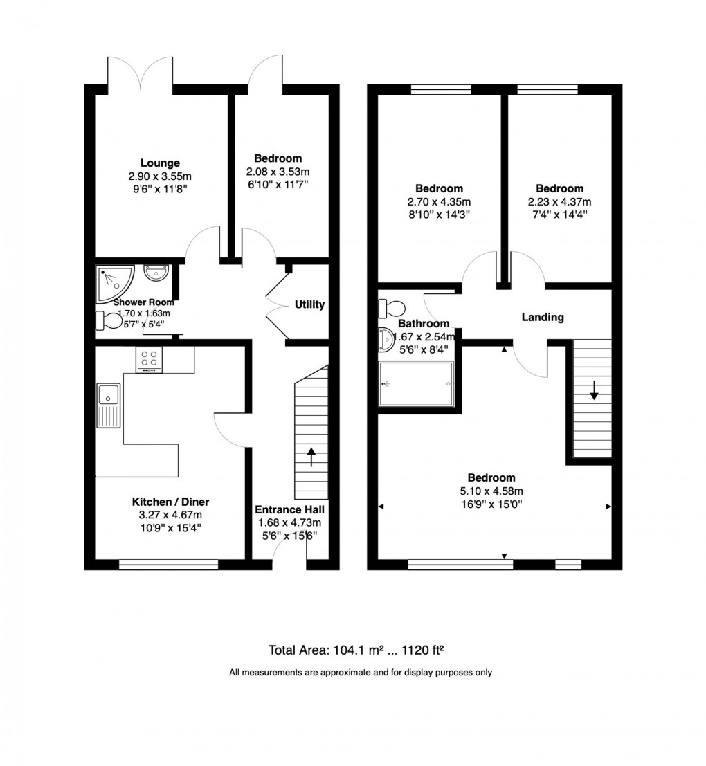 Floorplan for Toronto Road, Bristol, BS7