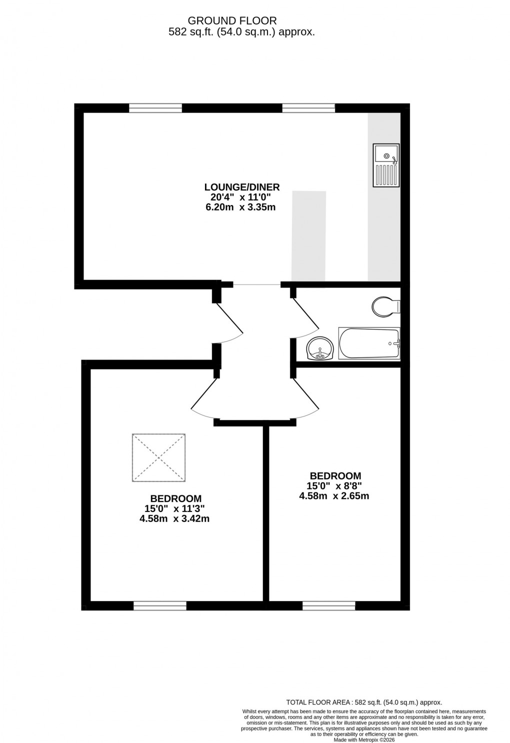 Floorplan for West Park, Clifton, BS8