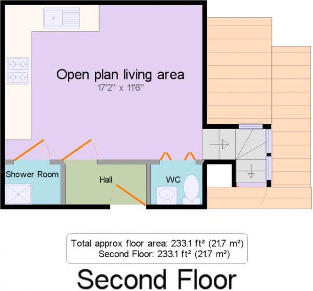 Floorplan for Colston Street, Bristol, BS1