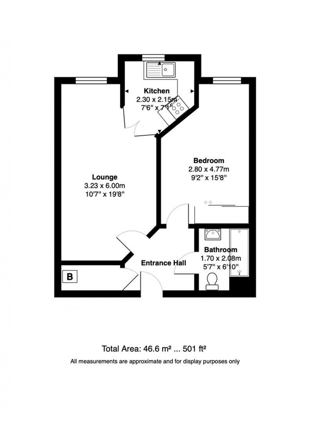 Floorplan for Albert Road, Staple Hill, BS16