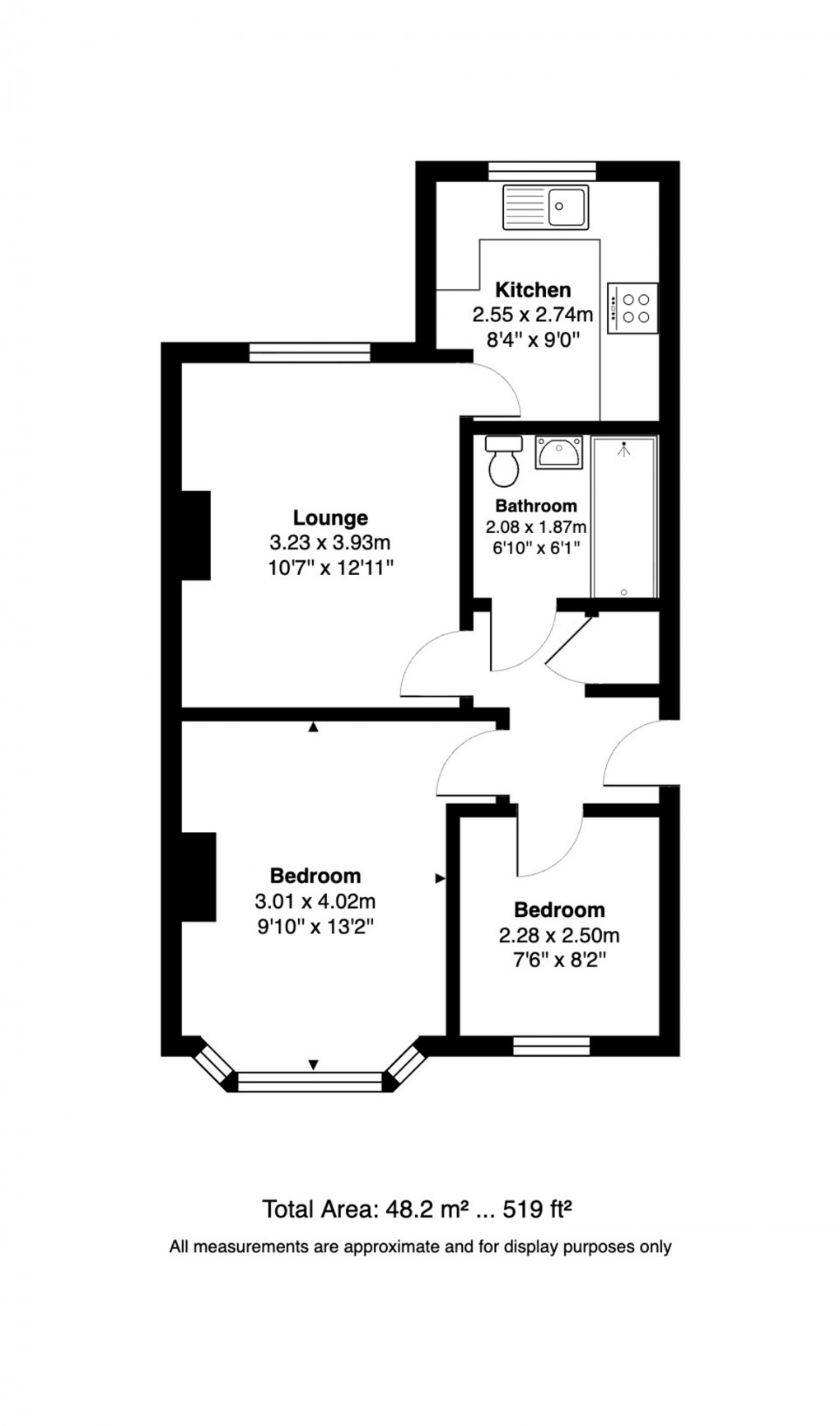 Floorplan for Westleigh Park, Bristol, BS14