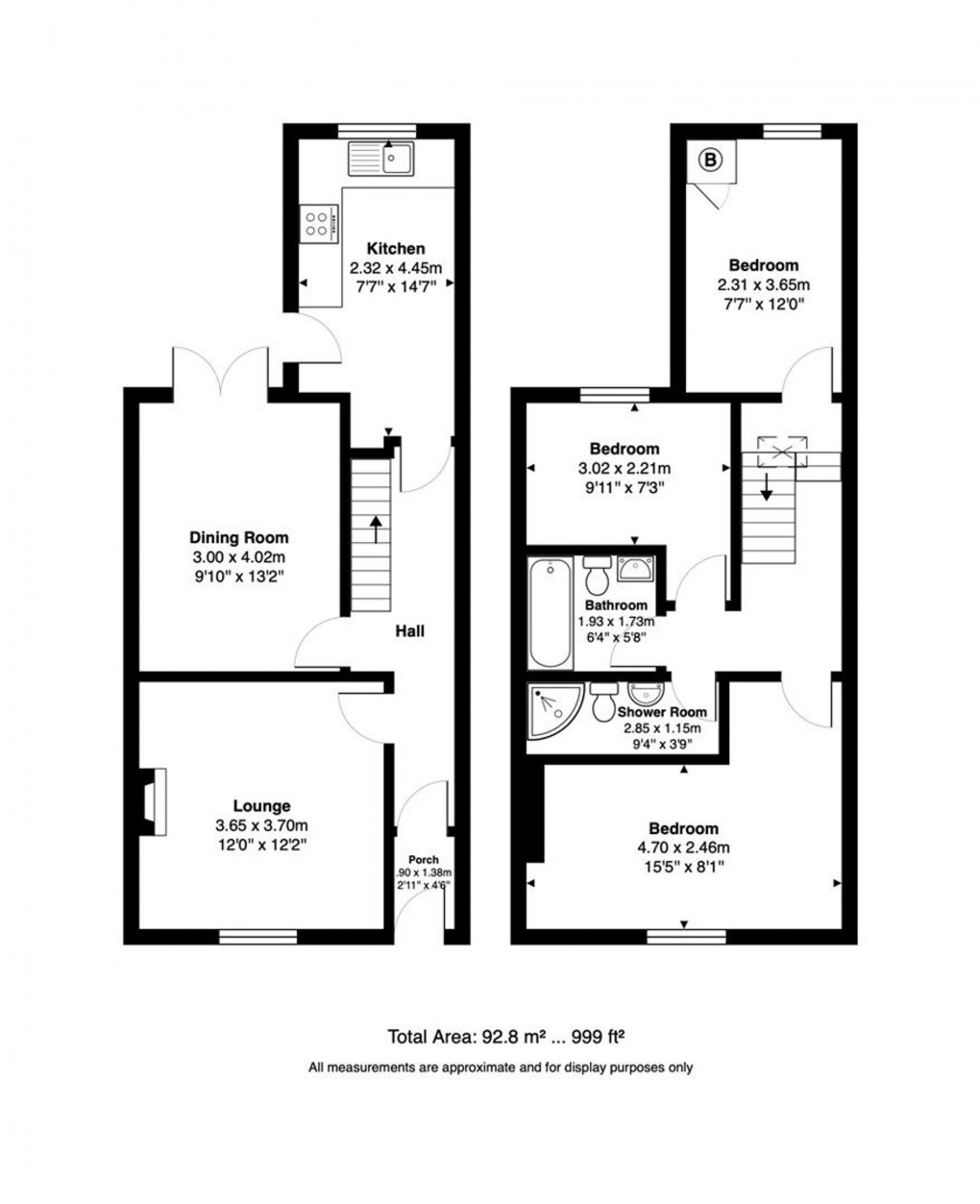 Floorplan for Milsom Street, Bristol, BS5