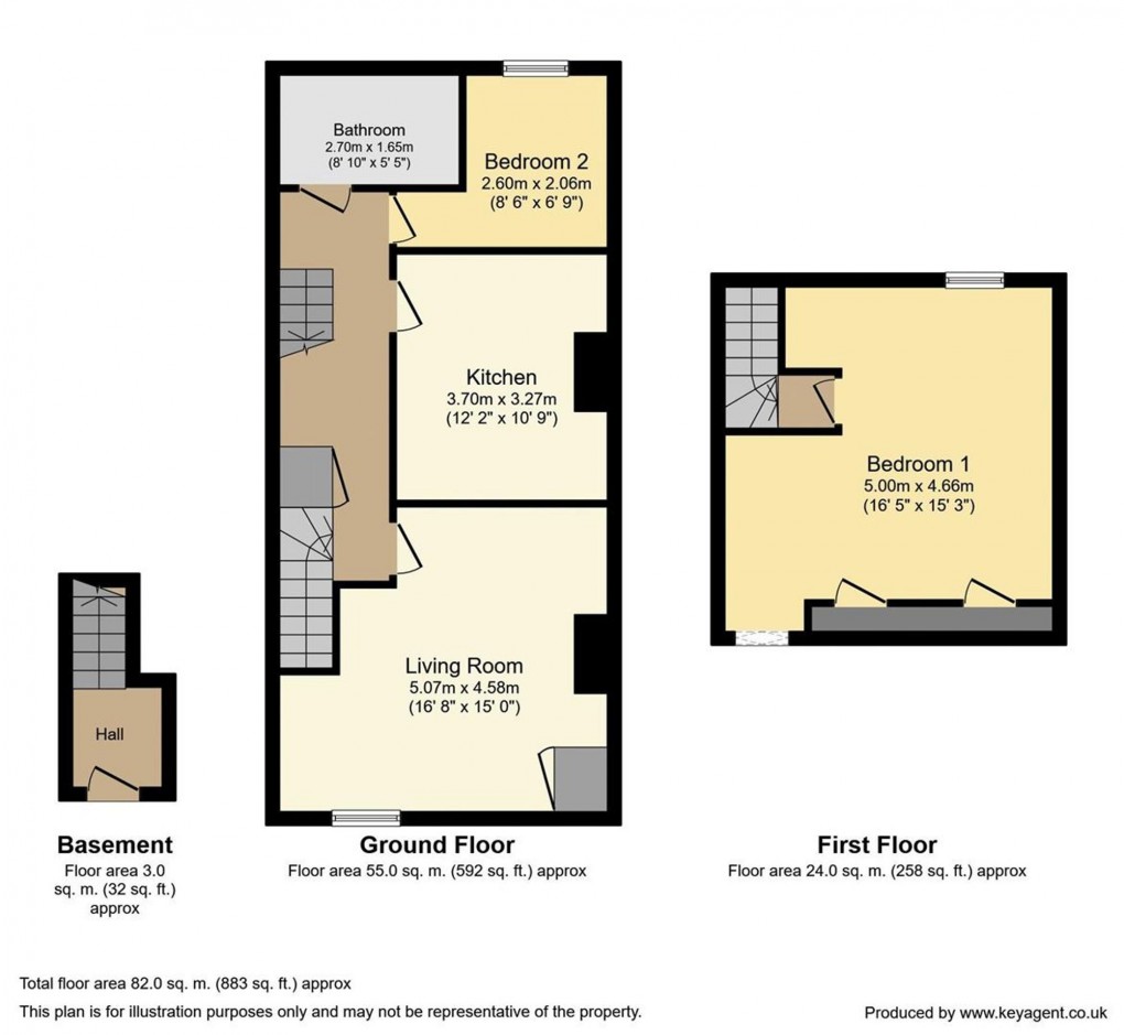Floorplan for Two Mile Hill Road, Bristol, BS15