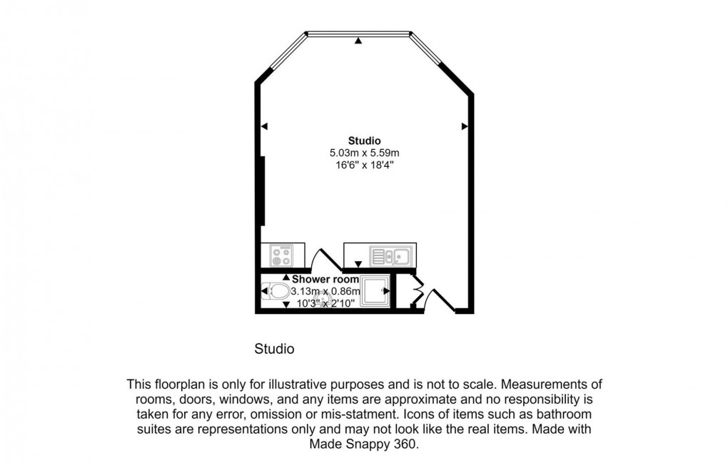 Floorplan for Blenheim Road, Bristol, BS6