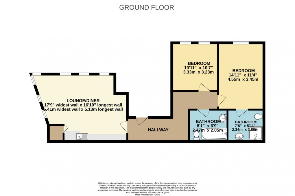 Floorplan for Jacob Street, Verdigris, BS2