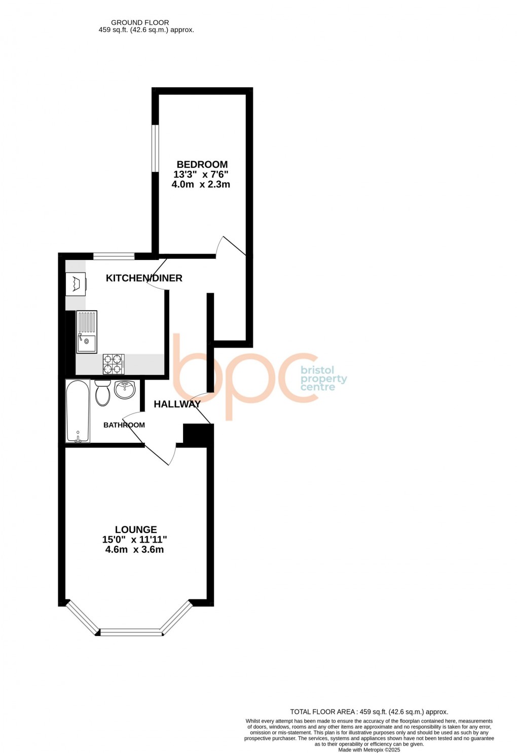 Floorplan for Hanham Road, Hanham Lodge, BS15