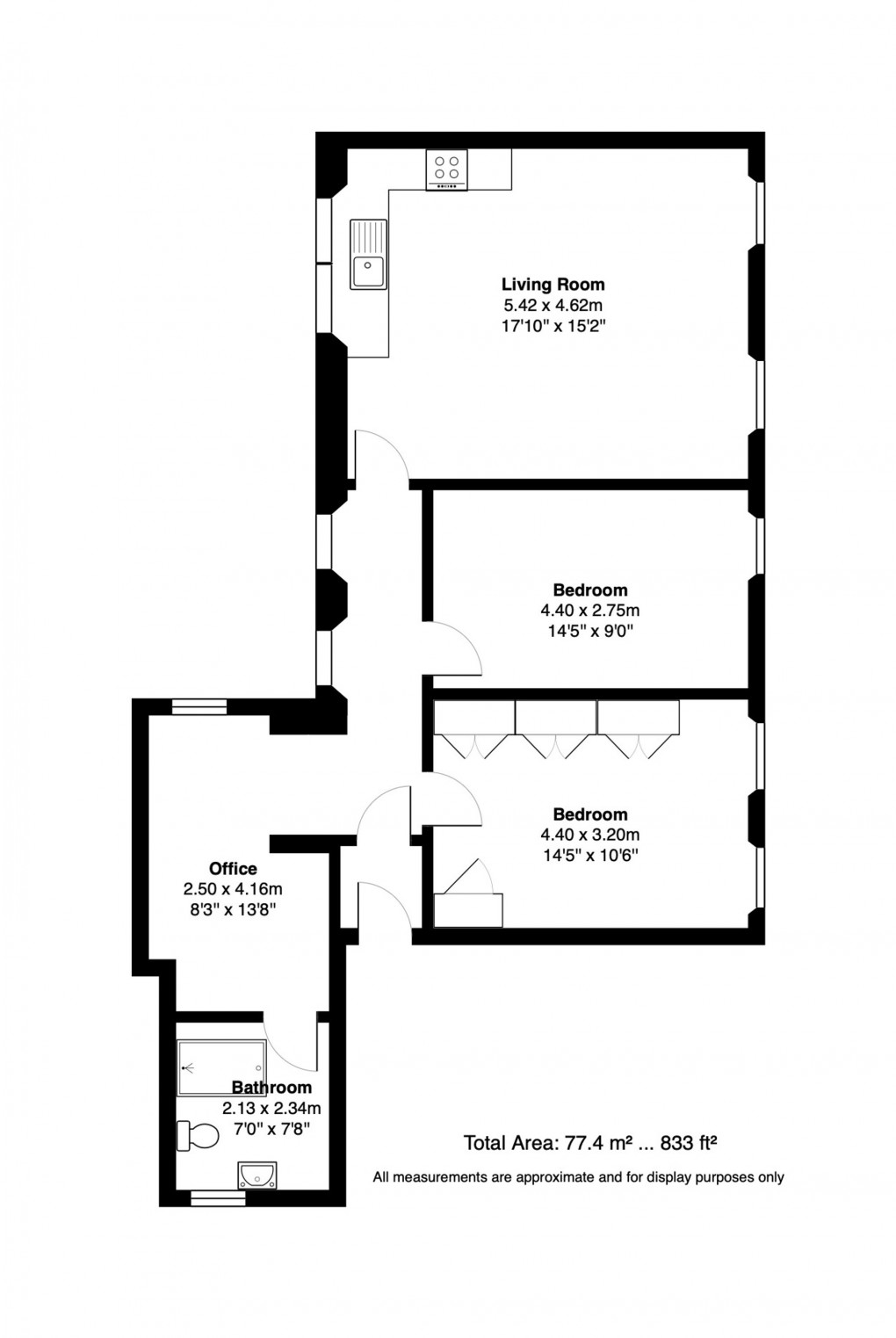 Floorplan for Christmas Street, St. Bartholomews Court, BS1
