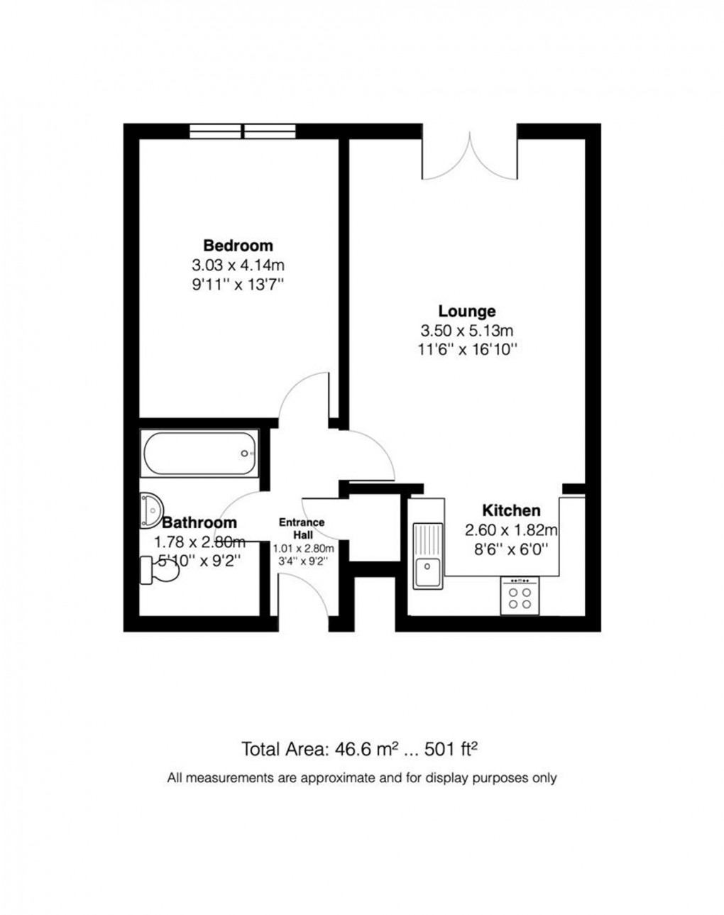 Floorplan for St. Thomas Street, Bristol, BS1