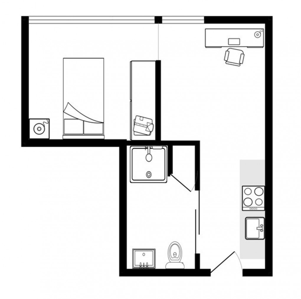 Floorplan for Glass Wharf, Bristol, BS2