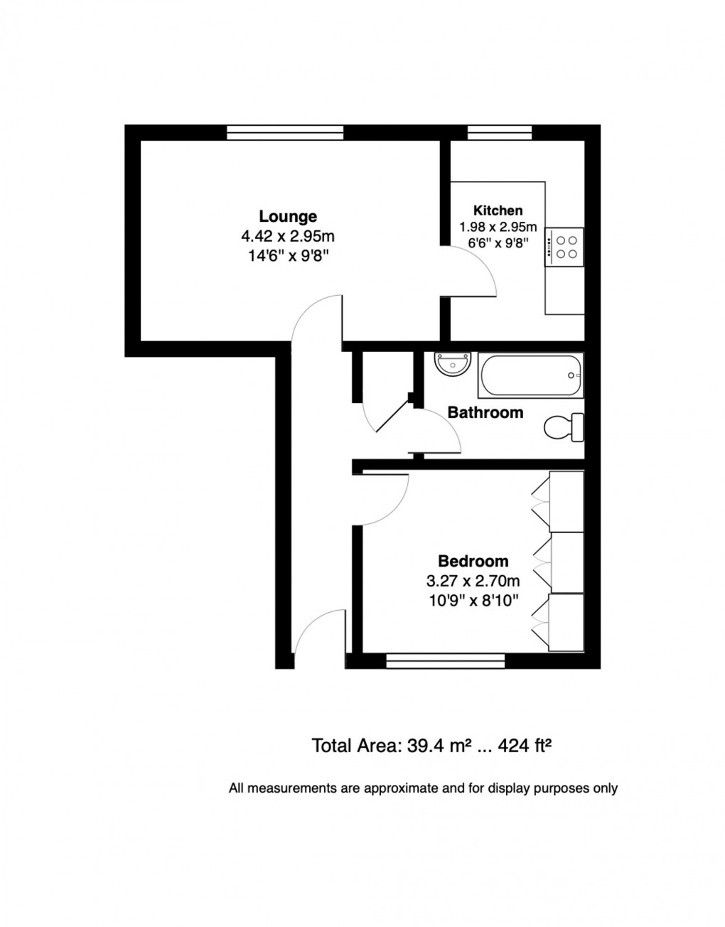 Floorplan for Canada Way, Bristol, BS1