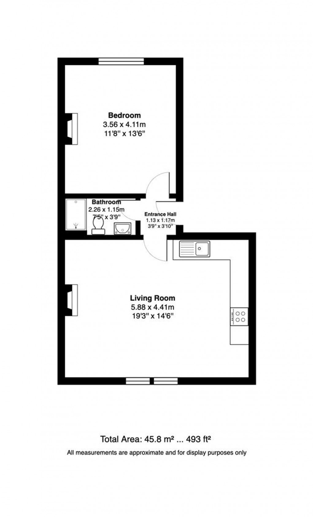 Floorplan for Queens Road, Clifton, BS8