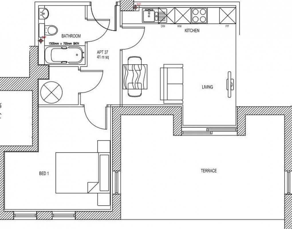 Floorplan for Surrey Street, Trelawny House Surrey Street, BS2