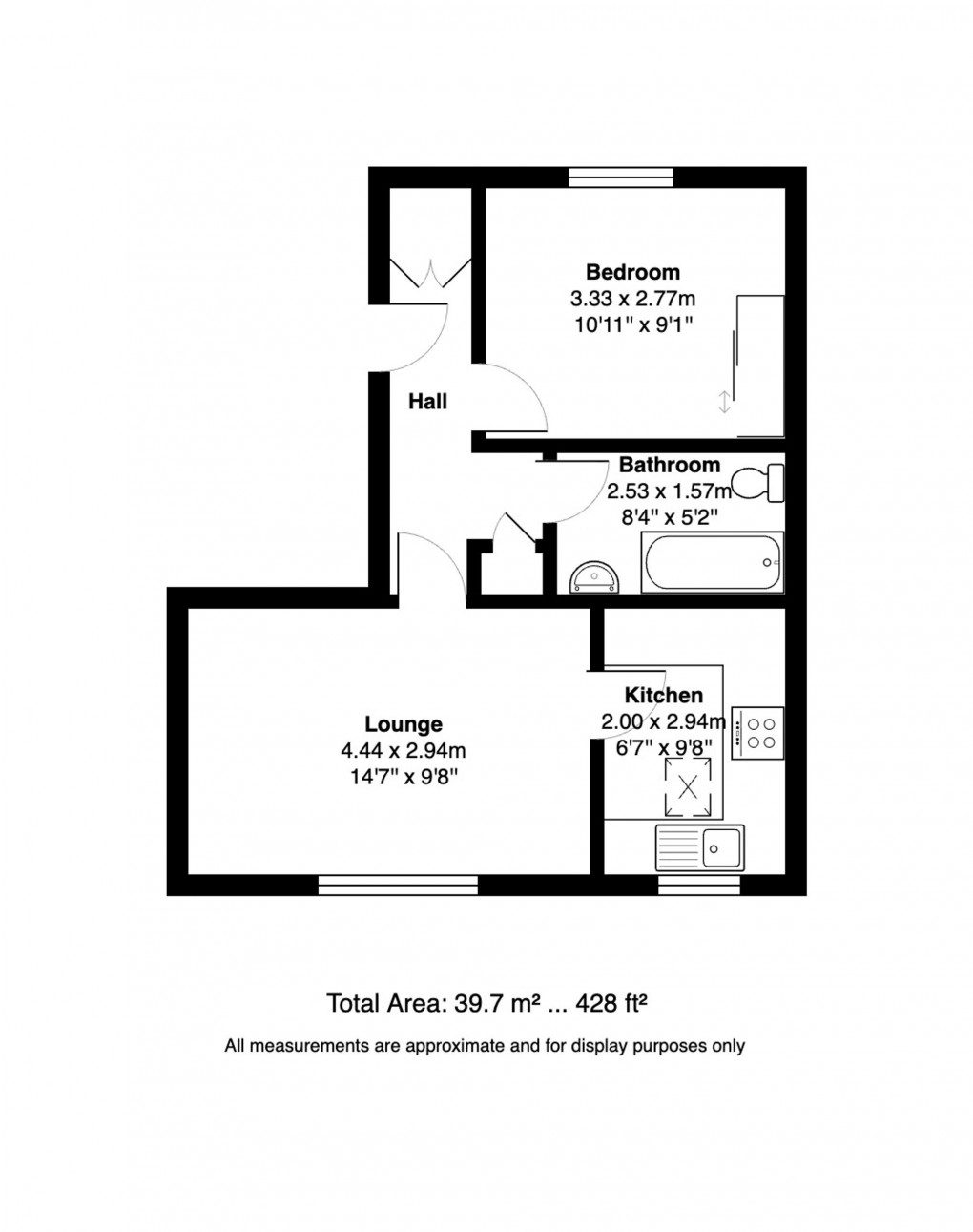 Floorplan for Napier Court, Gefle Close, Bristol, BS1