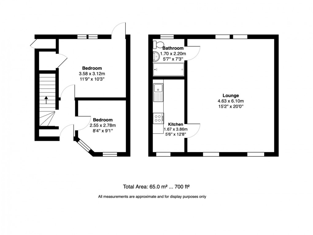 Floorplan for Alma Vale Road, Bristol, BS8