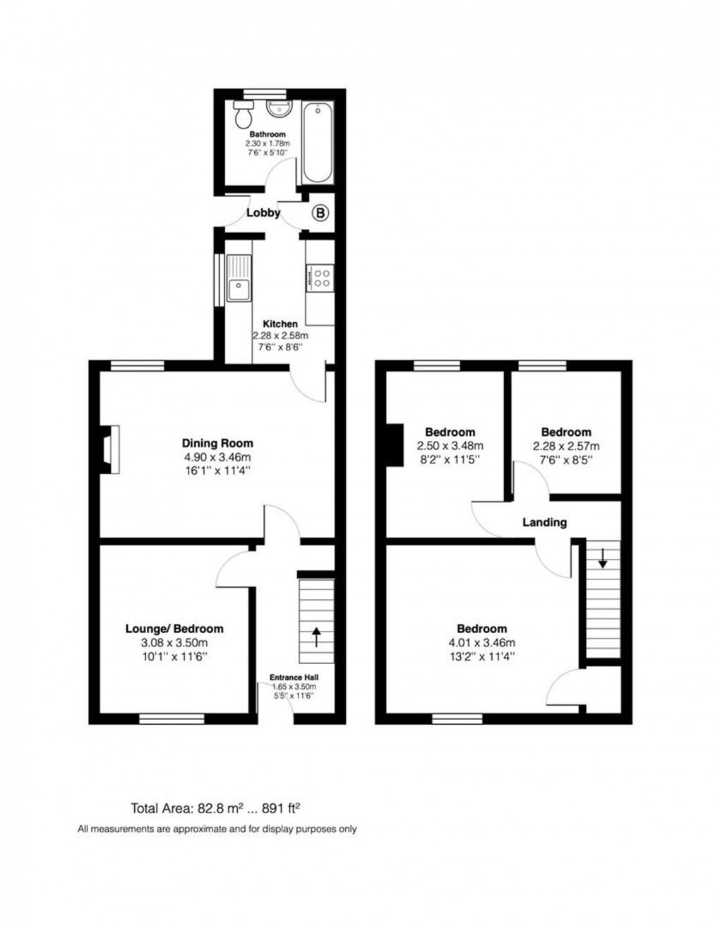 Floorplan for Lewington Road, Bristol, BS16